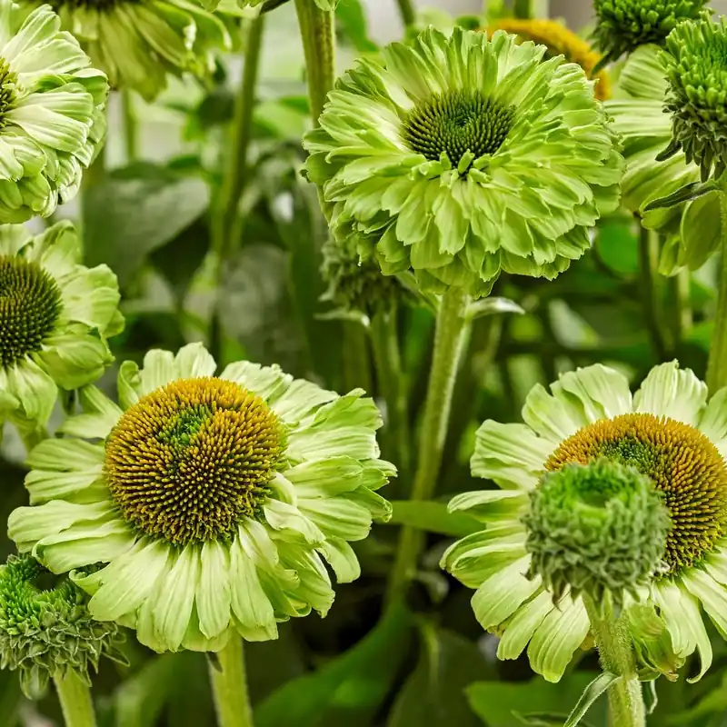 Mycket populär - Echinacea hybr. SunSeekers ® Apple Green, Solhatt