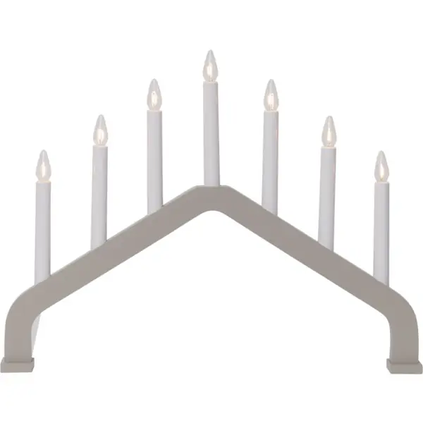 Ljusstake House Beige 48x37x6cm | Mycket uppskattad