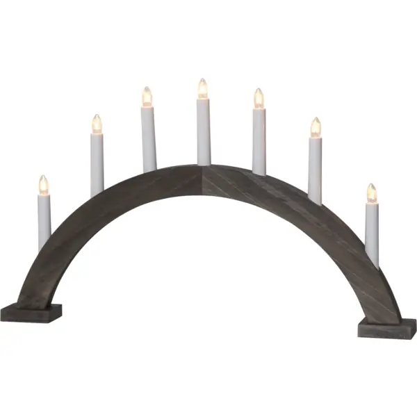 Extra bra pris - Ljusstake Trapp Brun 57x34x6cm
