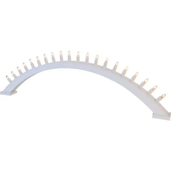 Utförsäljning | Ljusstake Kulle Vit 105x31x7cm