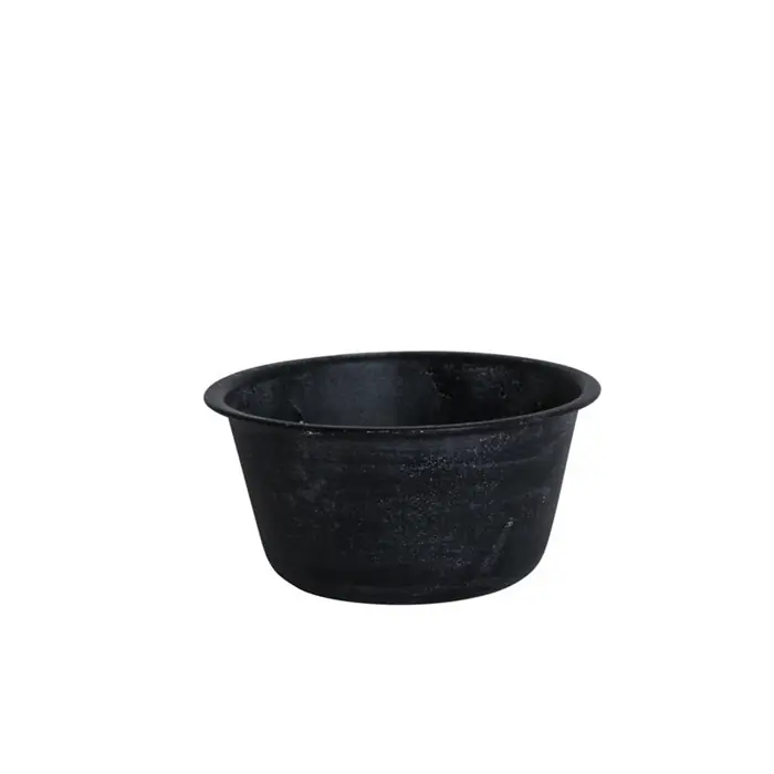 Zinkskål Svart 15cm - Utförsäljning